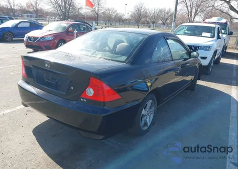 2004 Honda Civic Ex z USA, uszkodzony, nr VIN 1HGEM219X4L073773